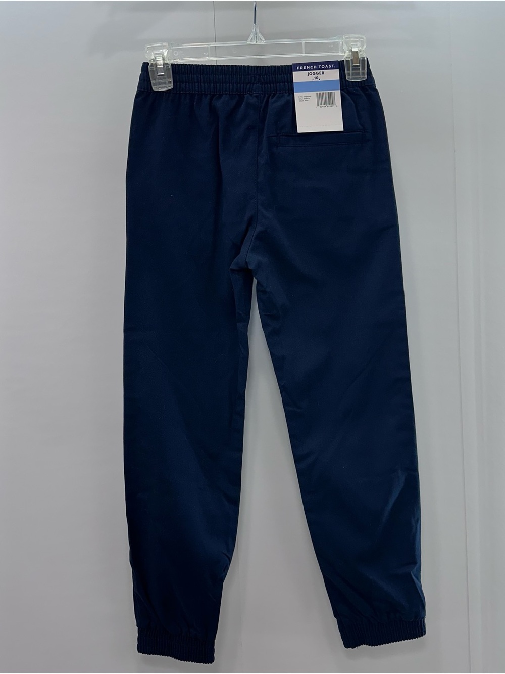French Toast Navy Elastic Waist Jogger Pants